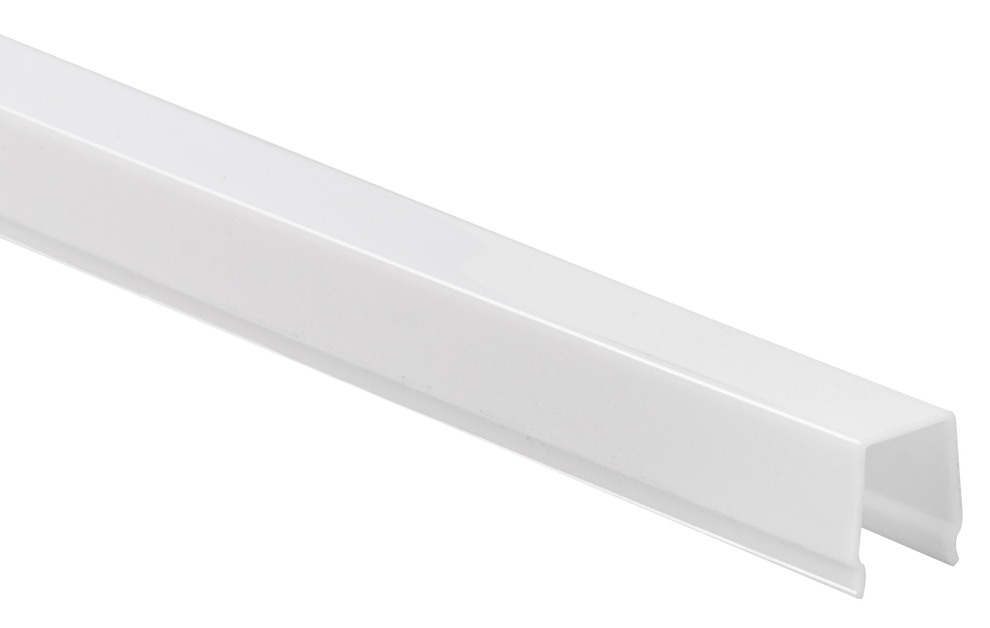 Perlglow P-96428 Pc opal Cover Material Frosted 1/2" u cover square white