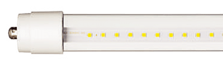 Perlglow 9W 2 Ft T8 Shape G13 Base Glass Lens Type A-B Ballast Universal Frosted LED Tube Light 30,35,41,50,65K Selectable CCT