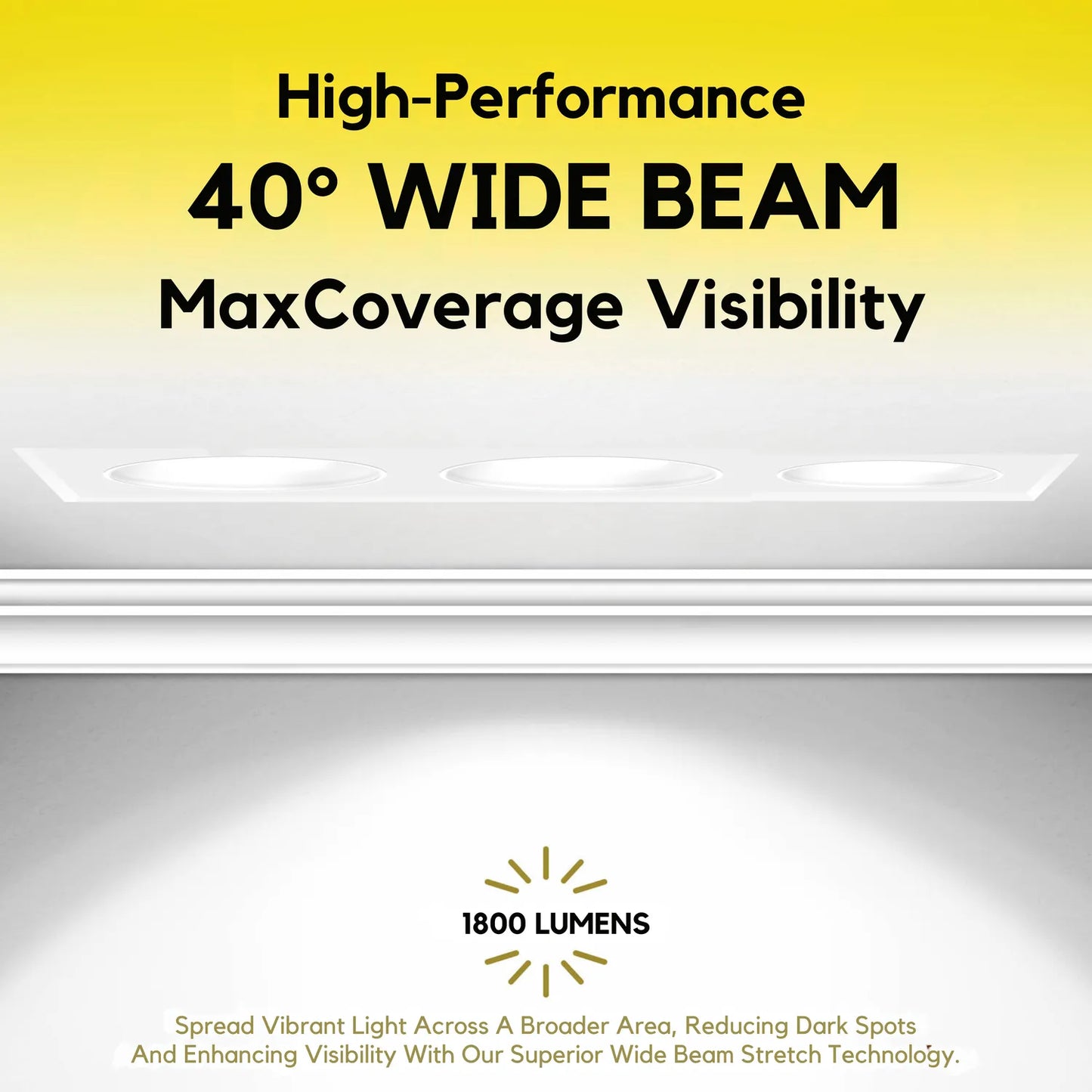 P-7369 1.5 Inch Trimless 3 Head Round White 21W, 1800 Lumens, 5CCT Recessed Light