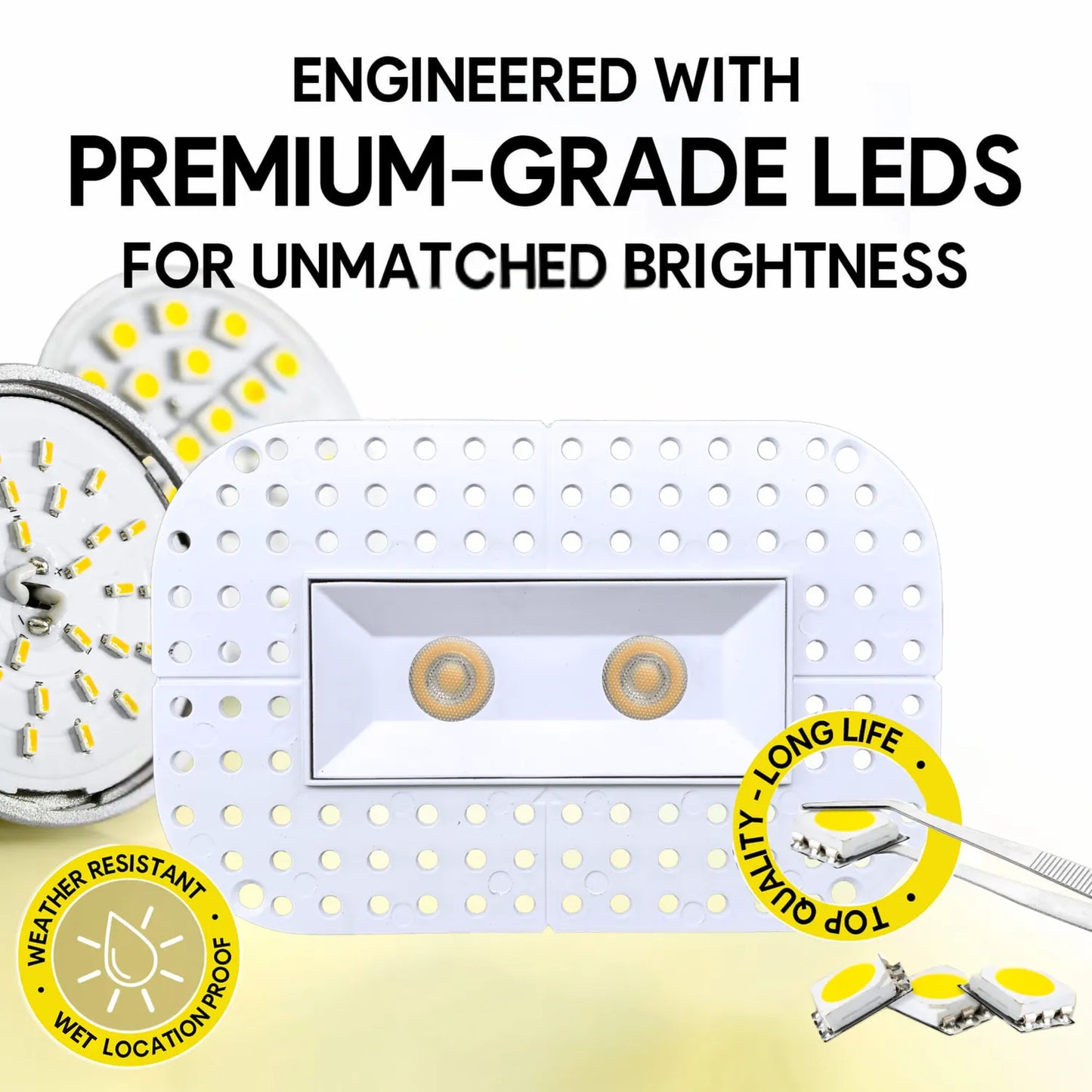 P-7348 1.5 Inch Trimless Ultra-Narrow 2 Head White 14W, 1200 Lumens, 5CCT Recessed Light