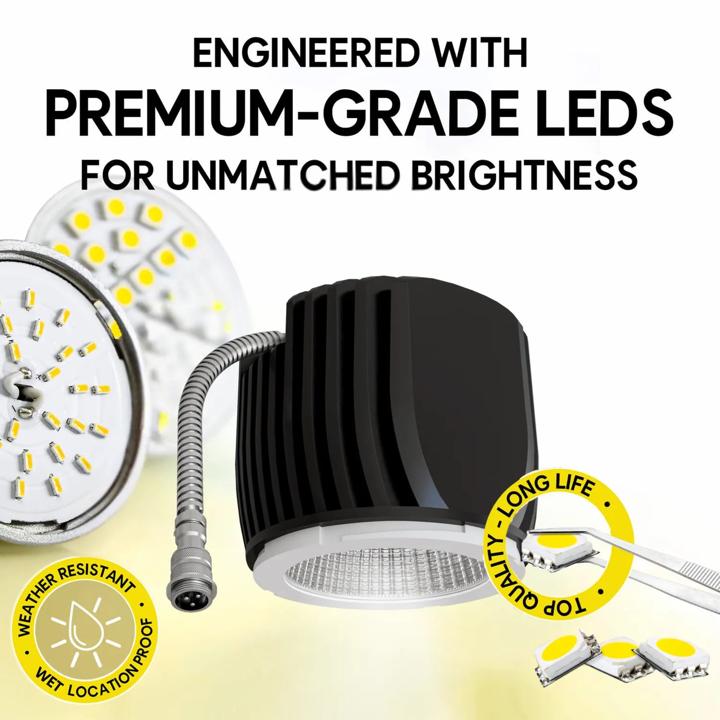 P-7228 5 Inch Light Engine 23-50W, 2200-5000 Lumens, 5CCT Recessed Light
