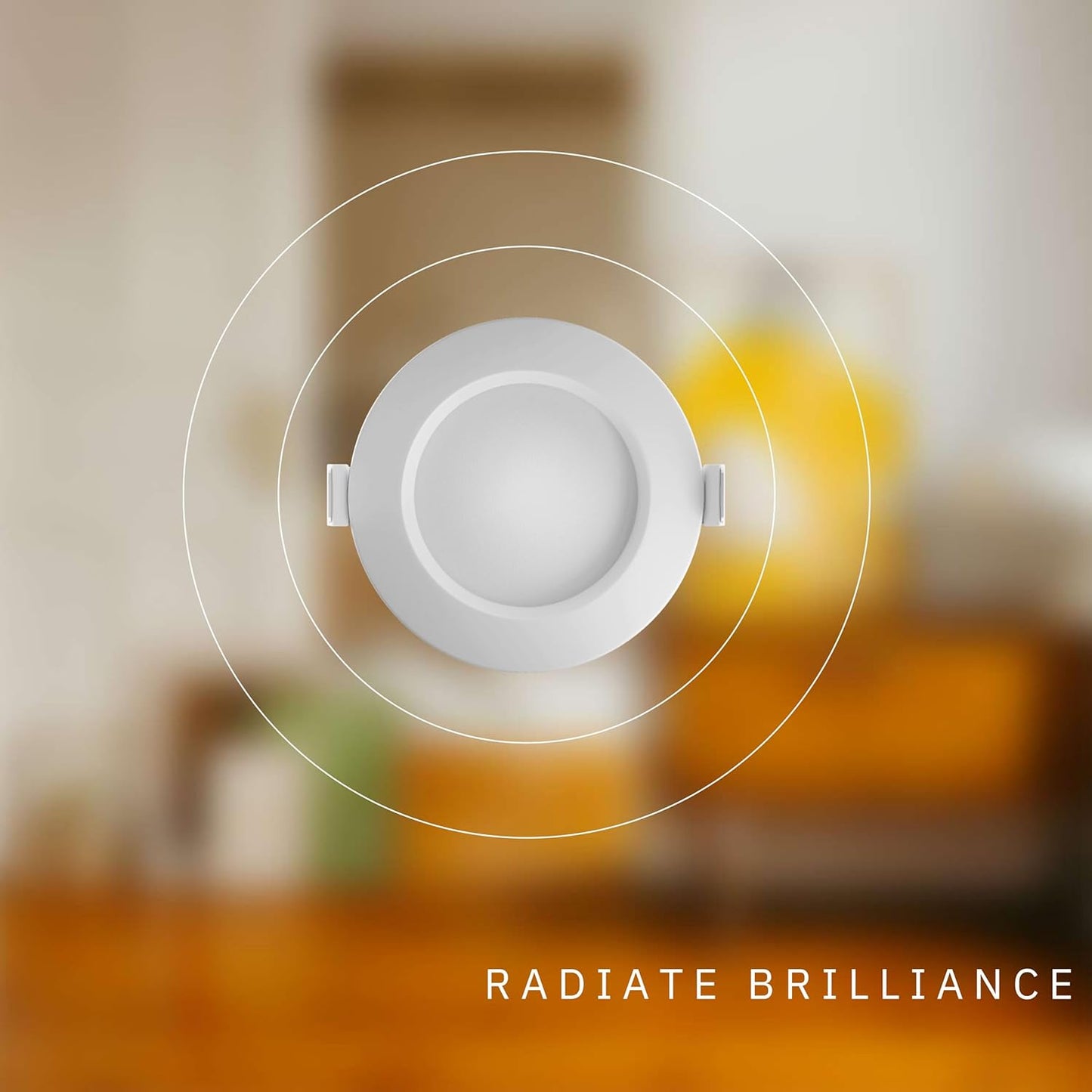 P-5137 5 Inch Round White 23W 1800 Lumens 5CCT Slim Light