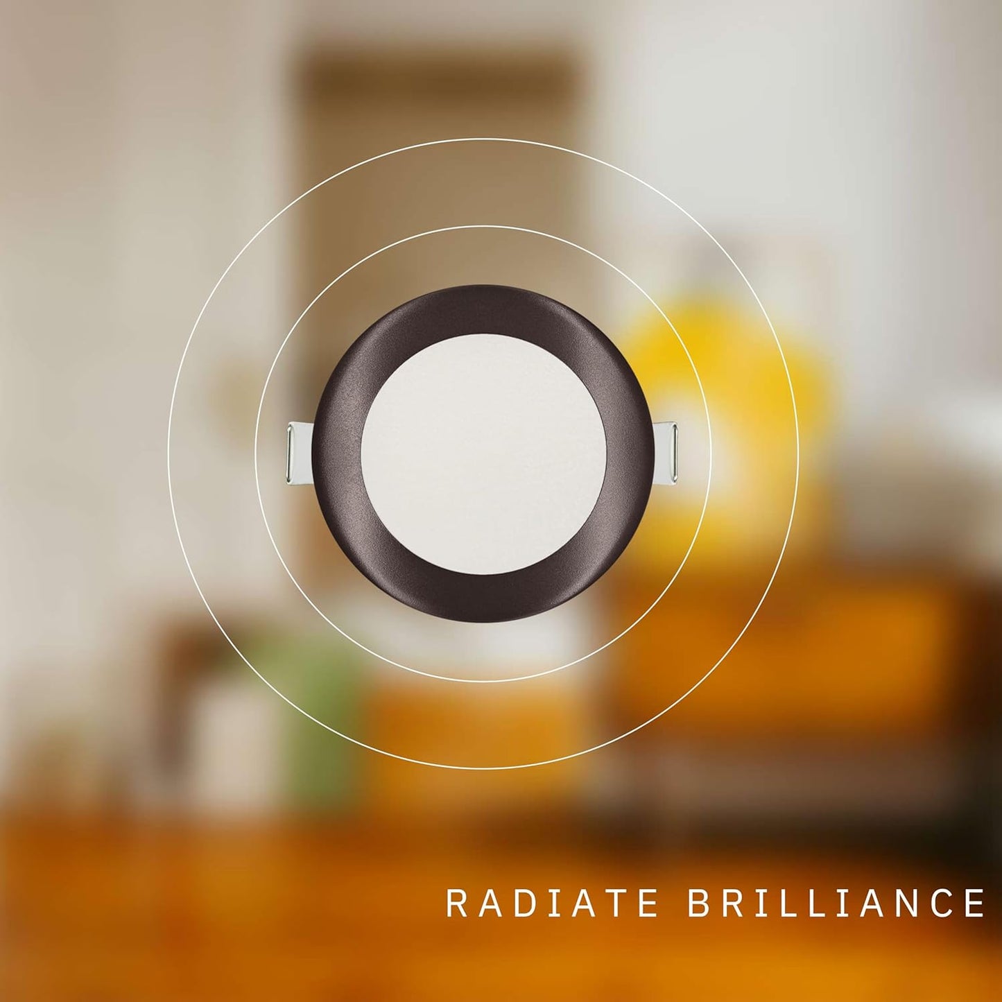 P-6212 6 Inch Round Bronze 18W 1600 Lumens 5CCT Slim Light