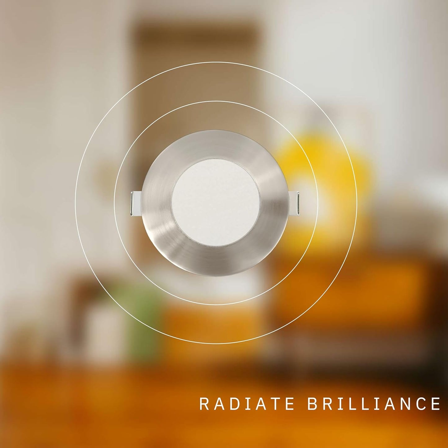 P-6199 3 Inch Round Brushed Nickel 8W 600 Lumens 5CCT Slim Light