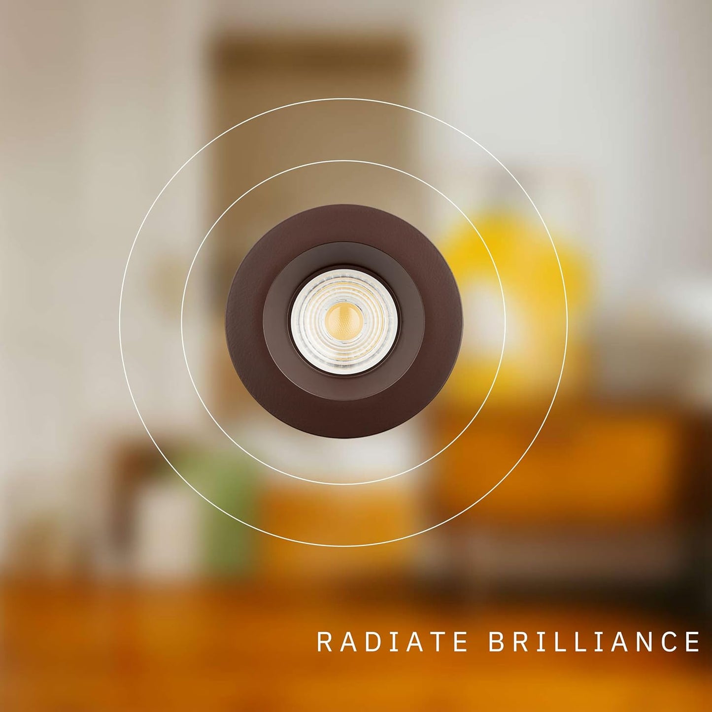 P-5082 4 Inch Round Bronze 15/22W,1600/2400 Lumens 5CCT Recessed Light