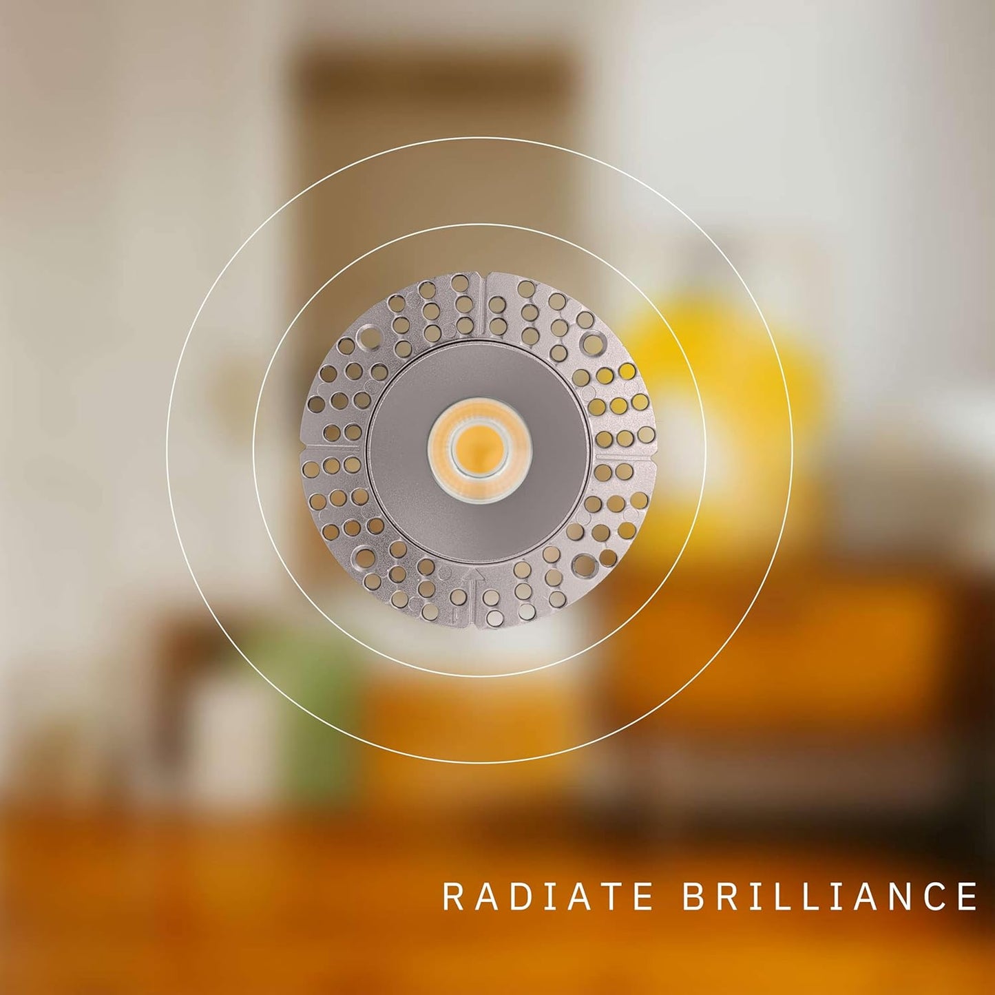 P-6424 3 Inch Trimless Round, Nickel Finish 24 Watts, 1800 Lumens 5CCT Recessed Light