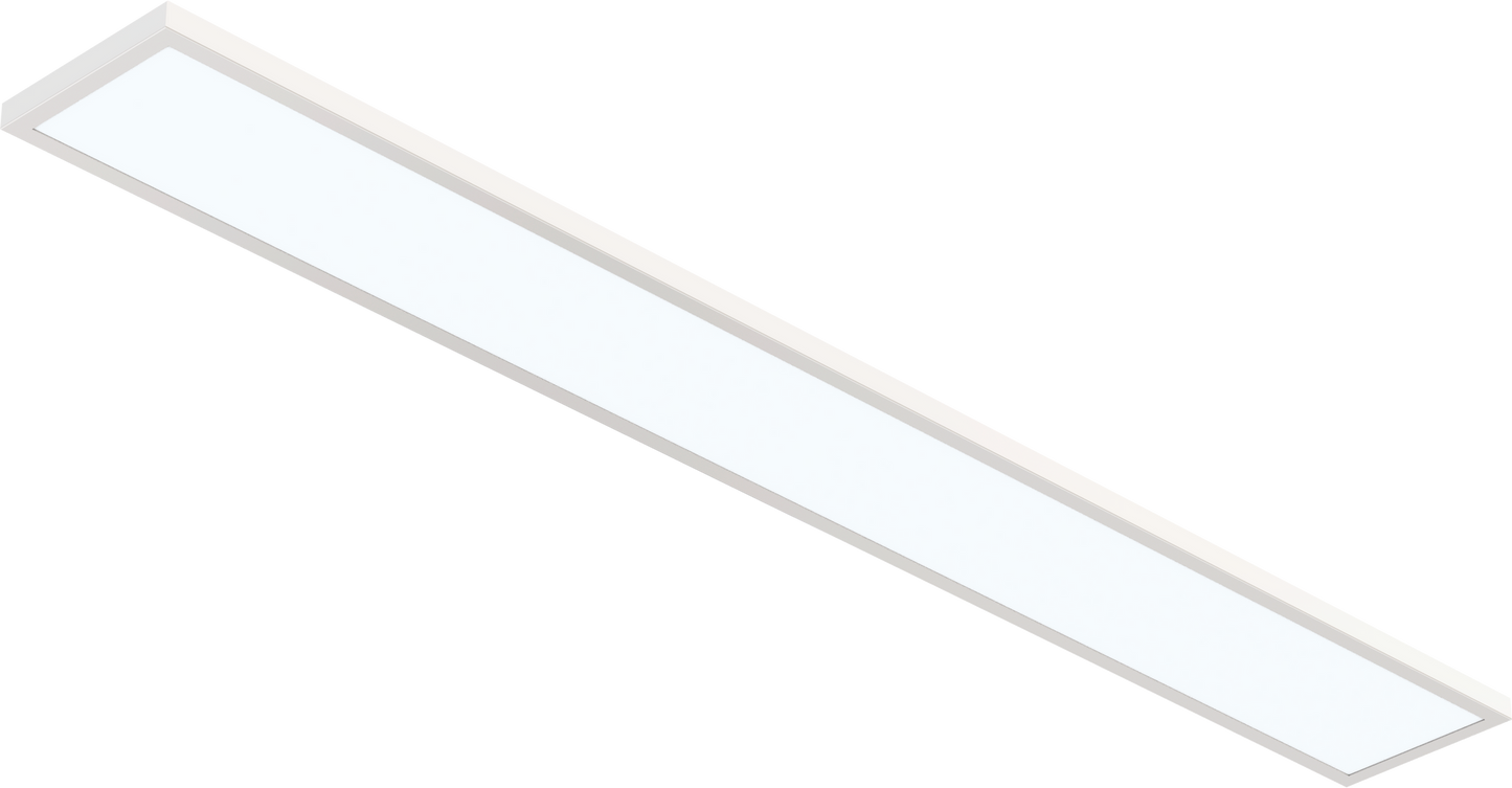 Perlglow 6X4 20/30/40W 2200/3300/4400 Lumens Frosted White Finish Rectangle Shape Wet Rated Selectable CCT 30,35,41,50,65K Surface Mount Panel