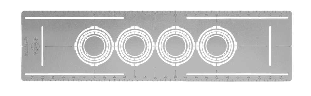 Perlglow P-19974 flat multi hole 4" on-center nc plate 4 sizes