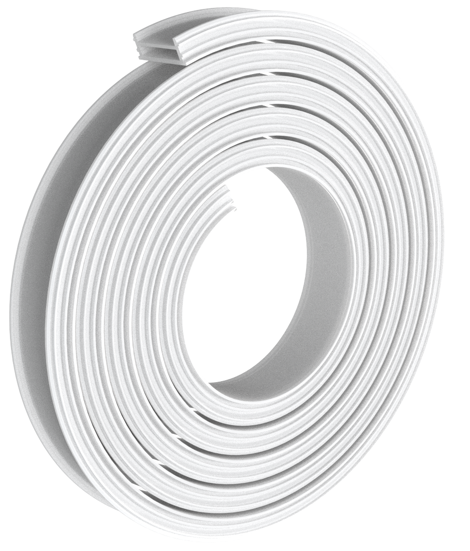 Perlglow P-95729 Pc opal Cover Material Frosted 1.5" flexible trimless channel silicon cover