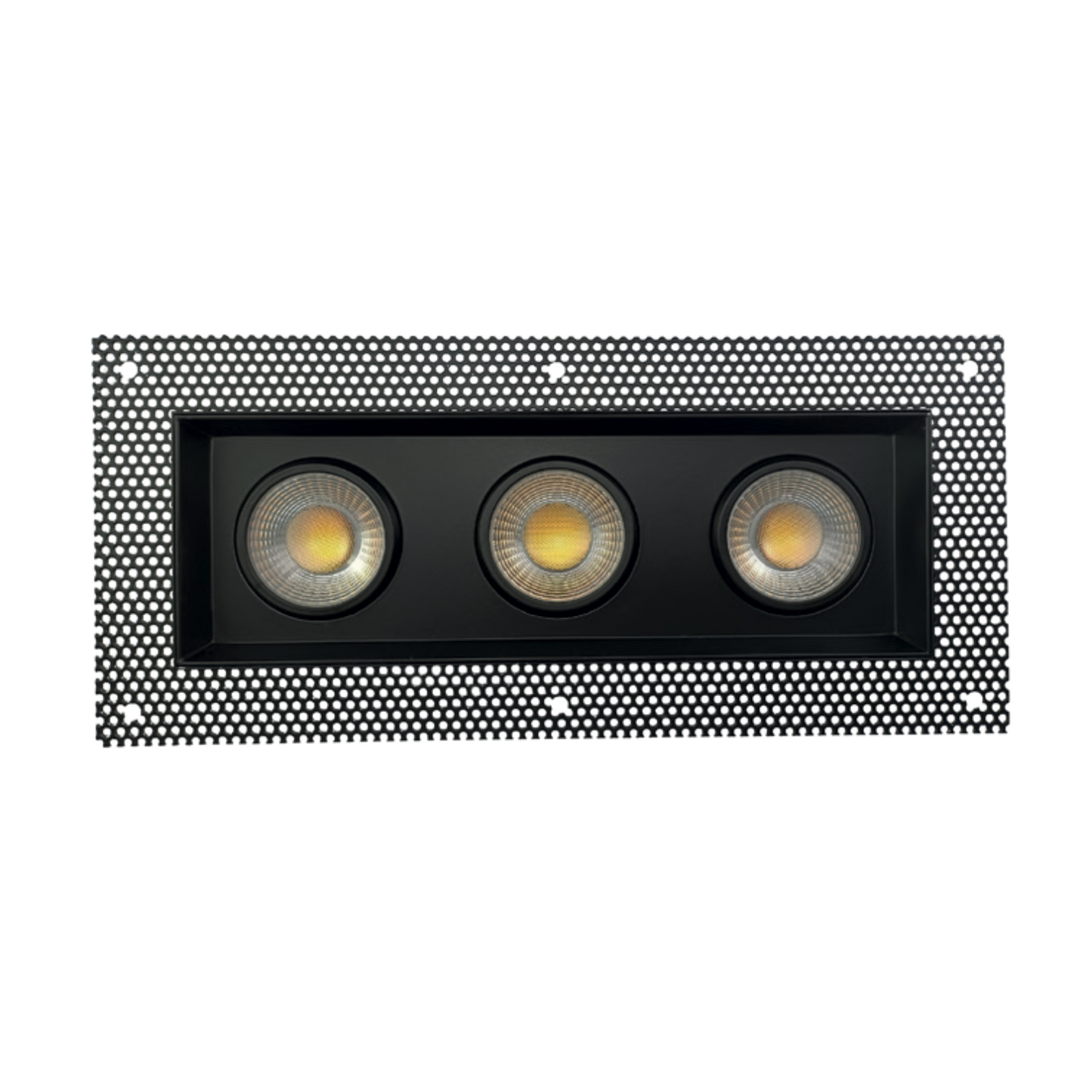 P-5477 4 Inch Trimless 3 Head Black 42W 3600 Lumens 5CCT Gimbal Light