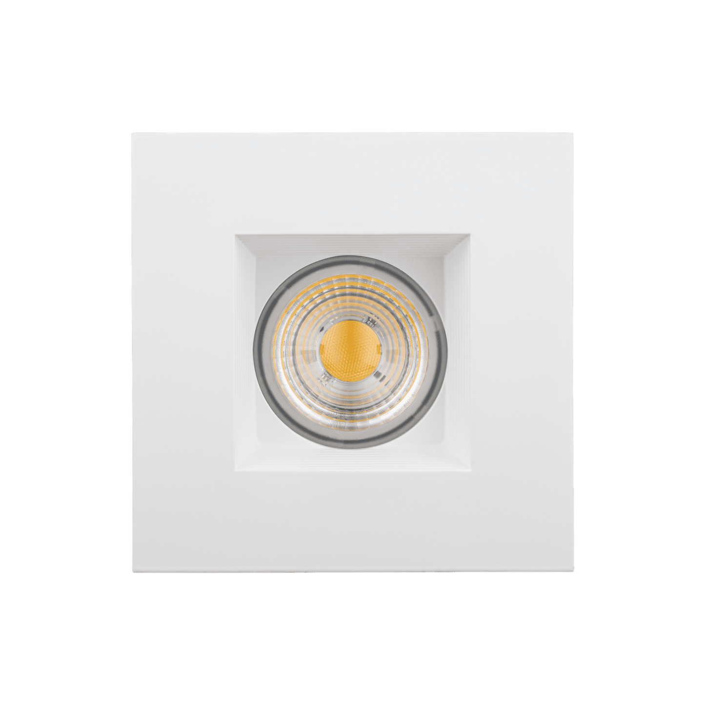 P-5799 4 Inch Square Baffle White 15W 1100 Lumens Cool White 41k Recessed Light