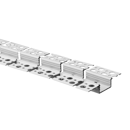 P-5306 1 inch Trimless Channel 8FT, Tape Light Size 22mm, Aluminum Channel, IC Rated