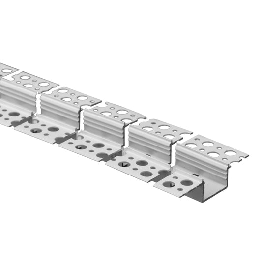 P-5308 1/2 inch Trimless Channel 8FT, Tape Light Size 12mm, Aluminum Channel, IC Rated, Air Tight