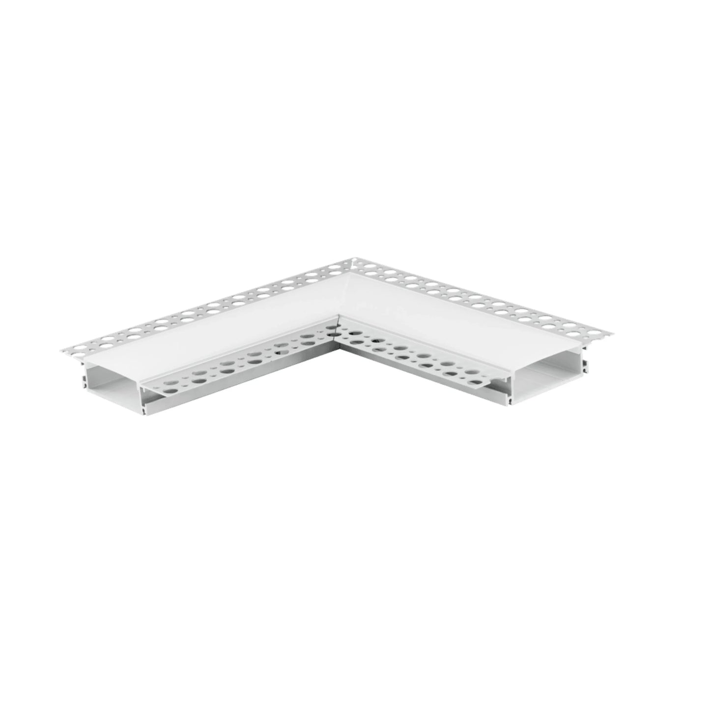 P-5301 2 inch Trimless L Corner Channel, Tape Light Size 47mm, Aluminum Channel, IC Rated, Air Tight, Wet Location