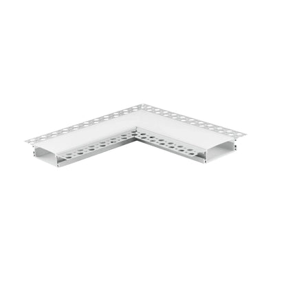 P-5301 2 inch Trimless L Corner Channel, Tape Light Size 47mm, Aluminum Channel, IC Rated, Air Tight, Wet Location