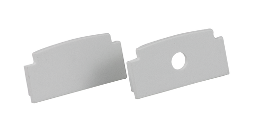 Perlglow P-99921 1" white end caps