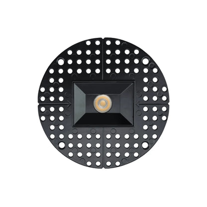 P-7359 1.5 Inch Trimless Ultra-Narrow Single Head Black HO, 15W, 1100 Lumens, 5CCT Recessed Light