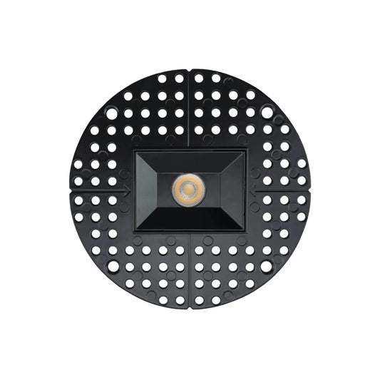 P-7359 1.5 Inch Trimless Ultra-Narrow Single Head Black HO, 15W, 1100 Lumens, 5CCT Recessed Light