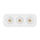 P-7369 1.5 Inch Trimless 3 Head Round White 21W, 1800 Lumens, 5CCT Recessed Light