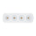 P-7379 1.5 Inch Trimless 4 Head Round White HO, 60W, 4400 Lumens, 5CCT Recessed Light