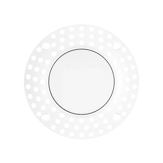 P-7365 4 Inch Trimless Round White Drop Lens, 15/20W, 1200/1700 Lumens, 5CCT Recessed Light