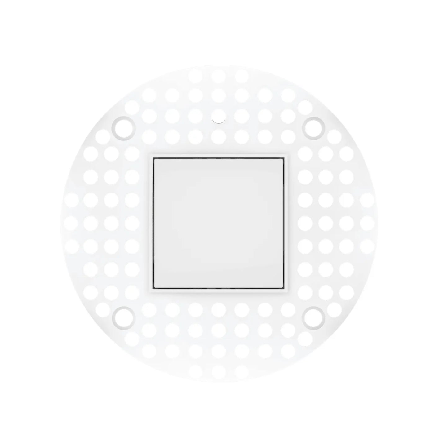 P-7366 3 Inch Trimless Square White Drop Lens, 10/15W, 700/1000 Lumens, 5CCT Recessed Light