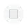 P-7366 3 Inch Trimless Square White Drop Lens, 10/15W, 700/1000 Lumens, 5CCT Recessed Light