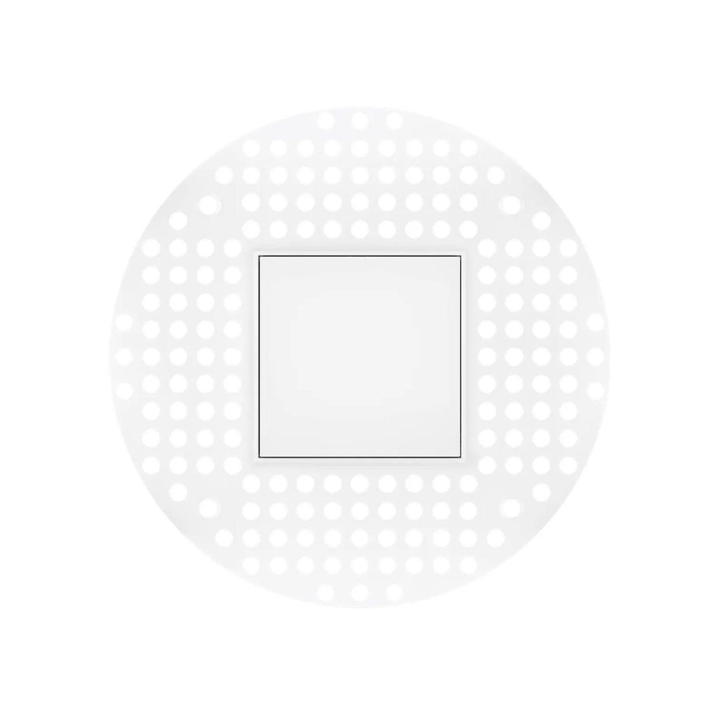 P-7367 4 Inch Trimless Square White Drop Lens, 15/20W, 1200/1700 Lumens, 5CCT Recessed Light
