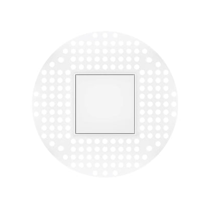 P-7367 4 Inch Trimless Square White Drop Lens, 15/20W, 1200/1700 Lumens, 5CCT Recessed Light