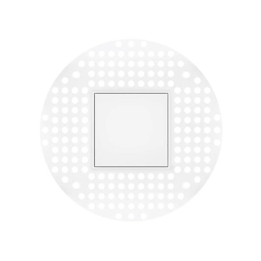 P-7367 4 Inch Trimless Square White Drop Lens, 15/20W, 1200/1700 Lumens, 5CCT Recessed Light