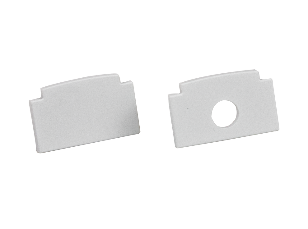 Perlglow P-99920 1/2" white end caps