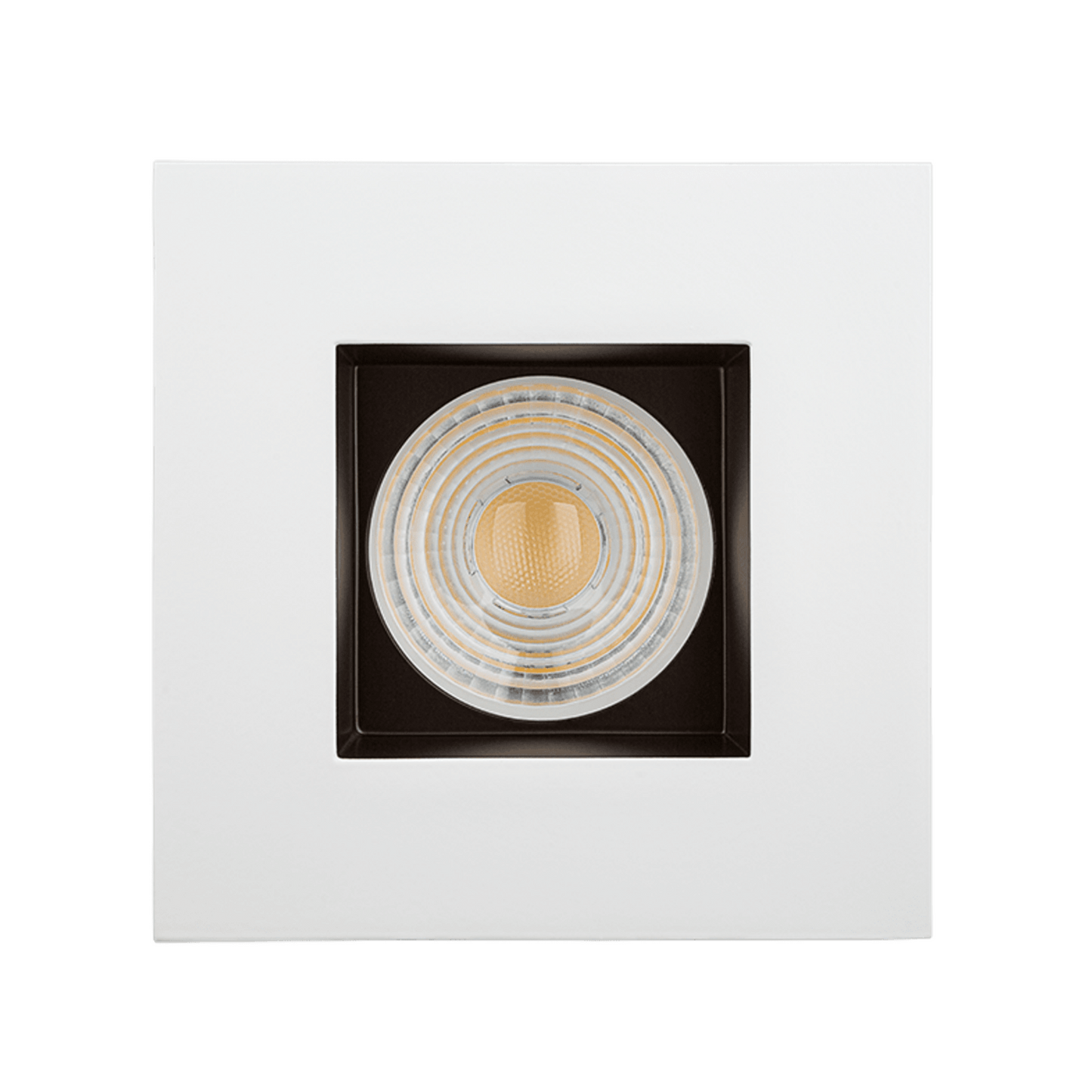 P-5084 4 Inch Square Two-Tone 15/22W,1600/2400 Lumens 5CCT Recessed Light