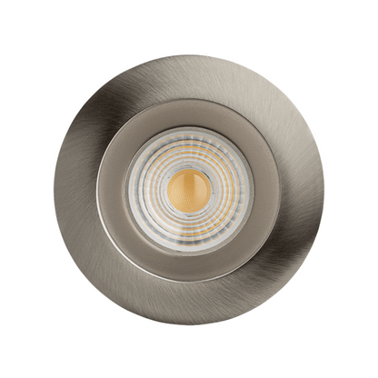 P-5081 4 Inch Round Brushed Nickel 15/22W,1600/2400 Lumens 5CCT Recessed Light