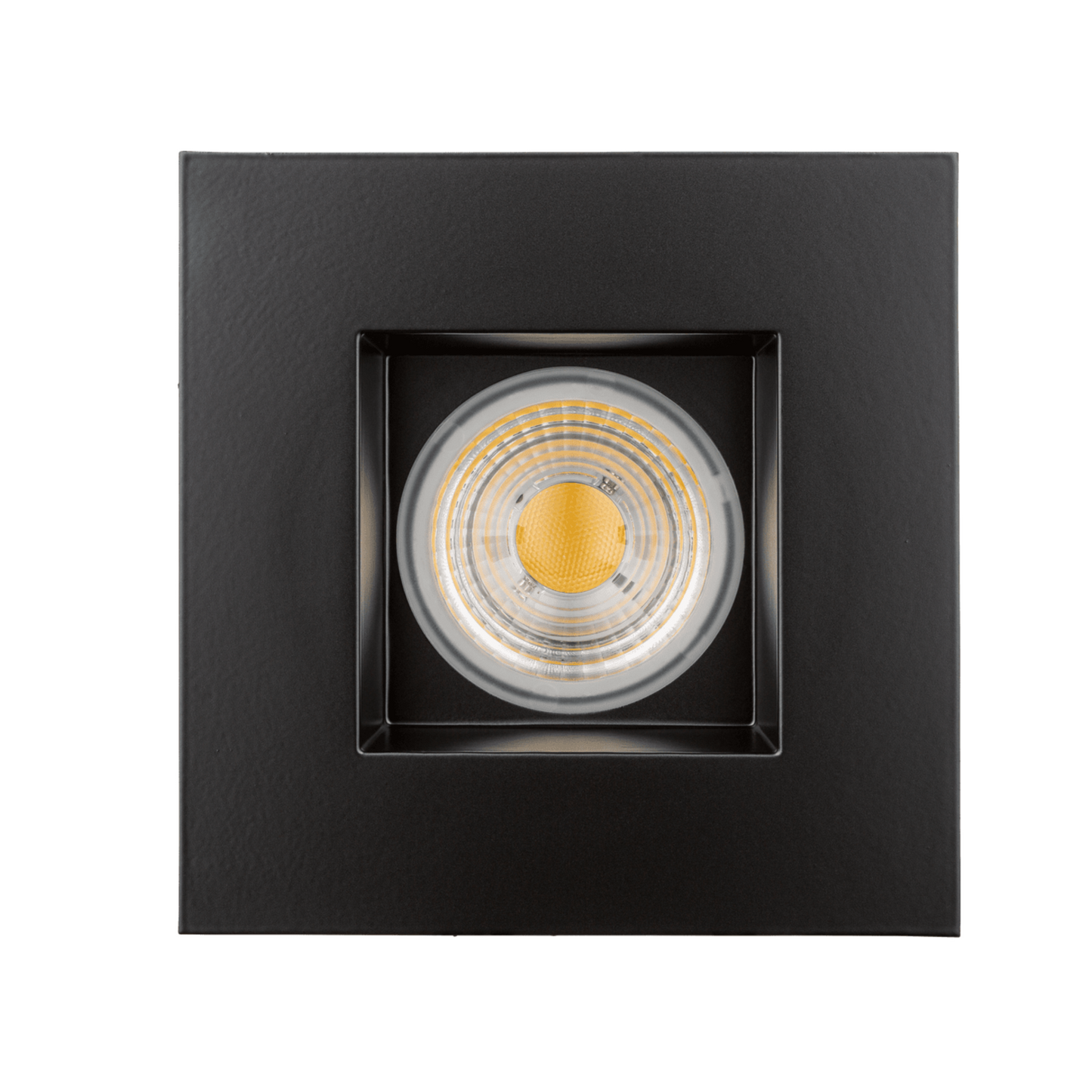 P-5073 4 Inch Square Black Smooth 15W 1100 Lumens 5CCT Recessed Light