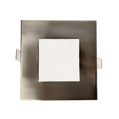 P-5156 4 Inch Square Brushed Nickel 12W 1000 Lumens 5CCT Slim Ultra-Thin light