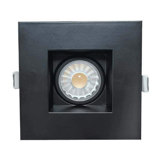 P-5115 3 Inch Square Black 8W 650 Lumens 5CCT Gimbal Light