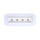 P-7358 1.5 Inch Trimless Ultra-Narrow 4 Head White HO, 60W, 4400 Lumens, 5CCT Recessed Light