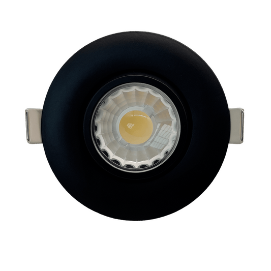 P-5101 3 Inch Round Black 8W 650 Lumens 5CCT Gimbal Light