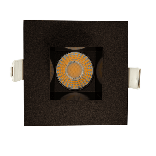 P-5023 2 Inch Square Bronze Finish 8W 700 Lumens 5CCT Recessed Light