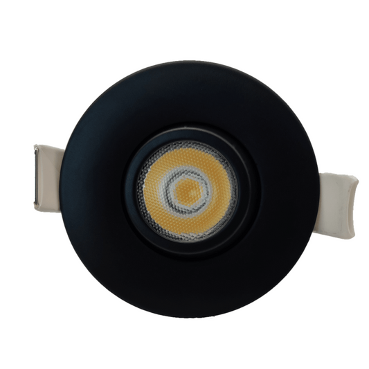 P-5095 2 Inch Round Black 5W 400 Lumens 5CCT Gimbal Light