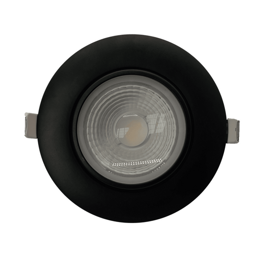 P-5105 4 Inch Round Black 14W 1100 Lumens 5CCT Gimbal Light