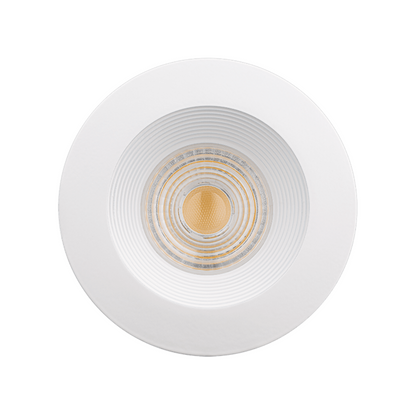 P-5079 4 Inch Baffle Round White 15/22W,1600/2400 Lumens 5CCT Recessed Light