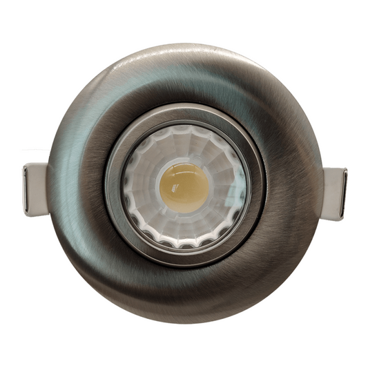 P-5102 3 Inch Round Brushed Nickel 8W 650 Lumens 5CCT Gimbal Light