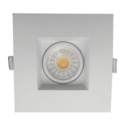 P-5114 3 Inch Square White 8W 650 Lumens 5CCT Gimbal Light