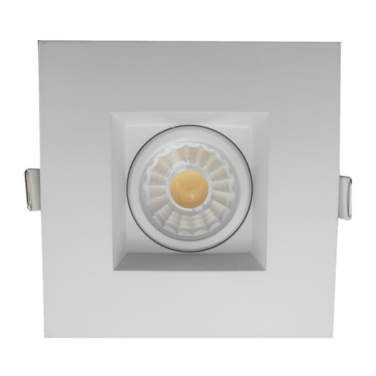 P-5114 3 Inch Square White 8W 650 Lumens 5CCT Gimbal Light