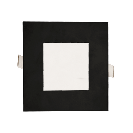 P-5155 4 Inch Square Black 12W 1000 Lumens 5CCT Slim Ultra-Thin light