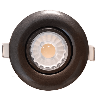 P-5103 3 Inch Round Bronze 8W 650 Lumens 5CCT Gimbal Light