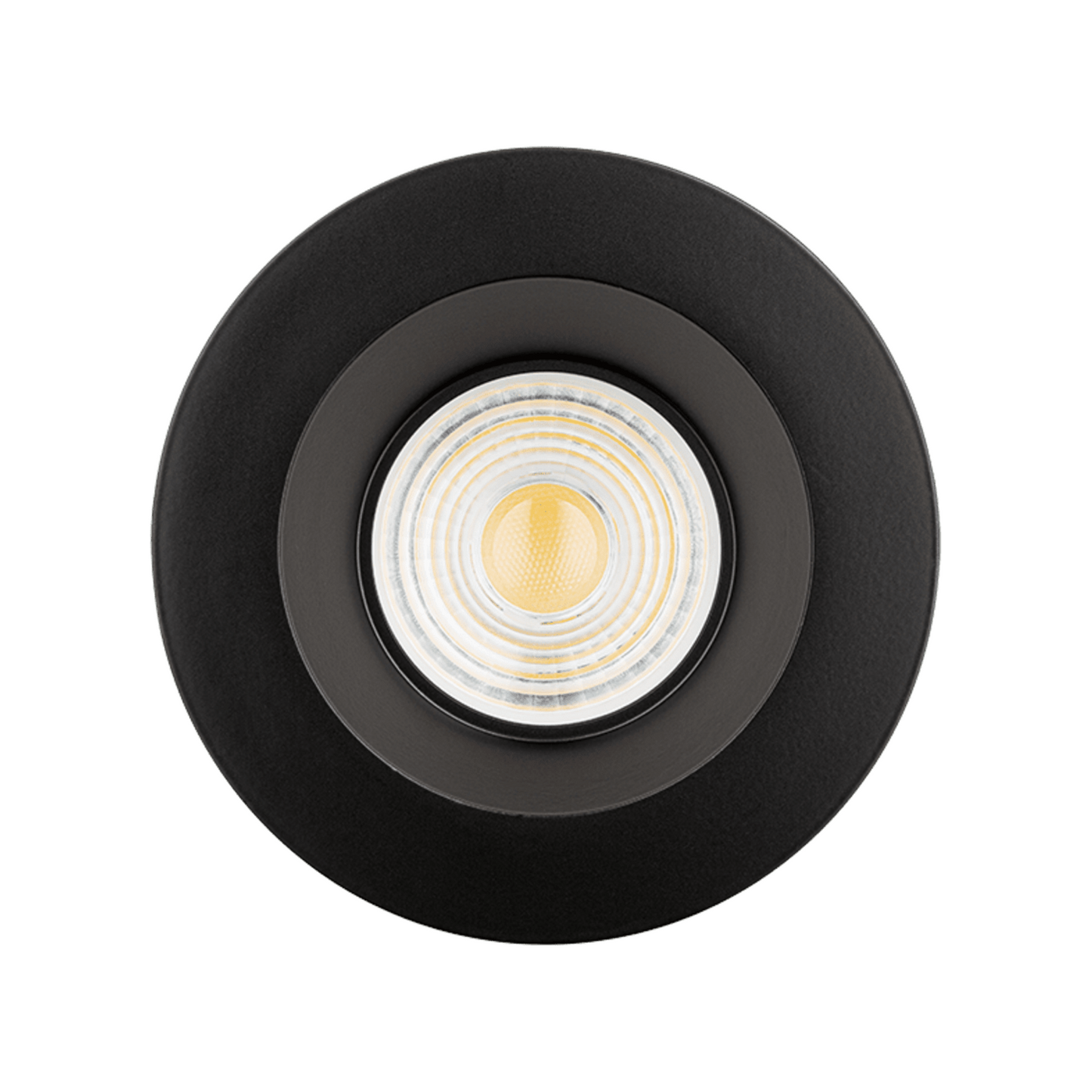 P-5080 4 Inch Round Black 15/22W,1600/2400 Lumens 5CCT Recessed Light