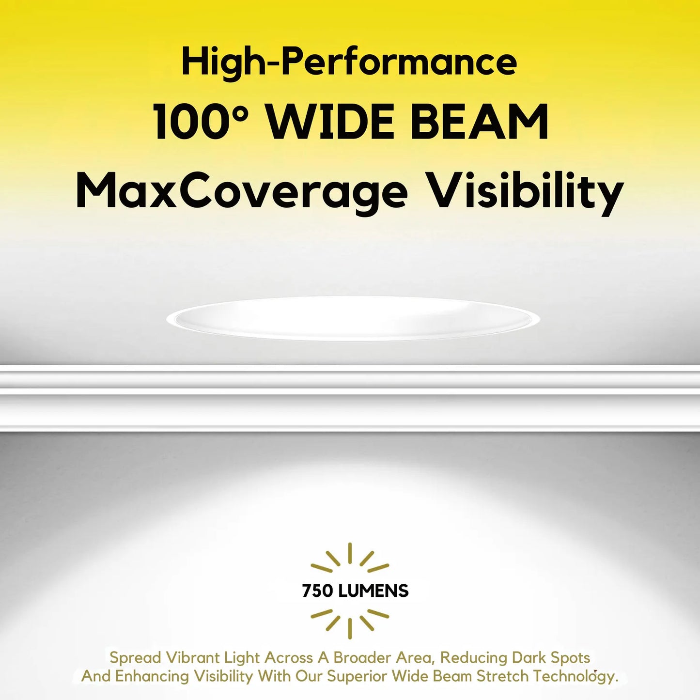 P-5989 3 Inch Trimless Round White 10W 750 Lumens 5CCT Slim Light