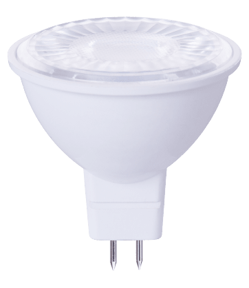 Perlglow 7 Watts MR16 Shape GU5.3 Base Type 530 Lumens Clear LED Light Bulb 4100K Cool White